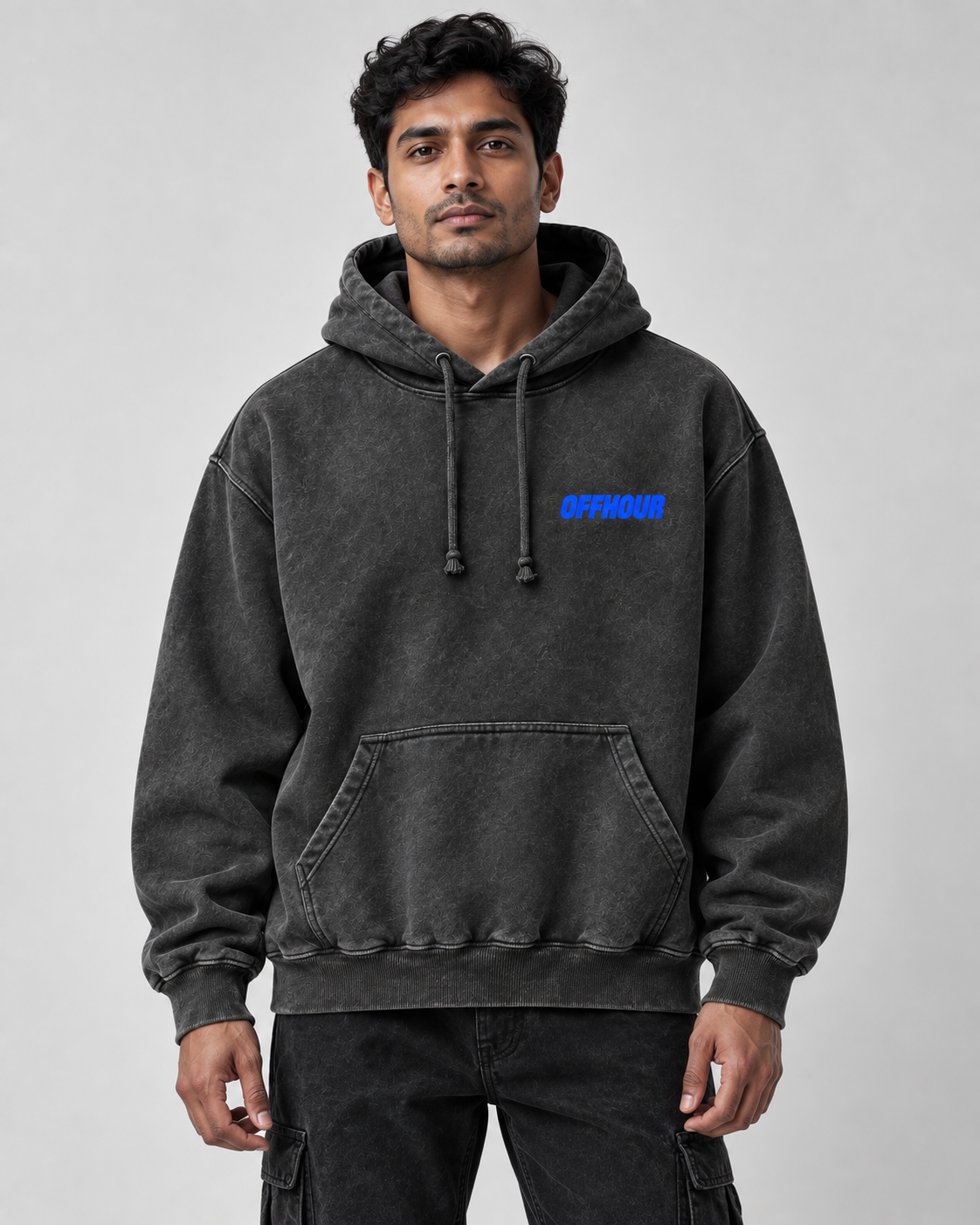 OFFHOUR After Hours Hoodie — studio model concept preview